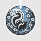 フラワースカンクアートワークスカンクフローラ オーナメント (裏面)