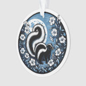 フラワースカンクアートワークスカンクフローラ オーナメント (正面)