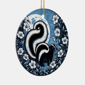 フラワースカンクアートワークスカンクフローラ セラミックオーナメント (右)