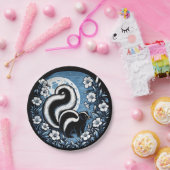 フラワースカンクアートワークスカンクフローラ ペーパープレート (パーティー)