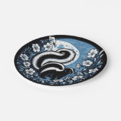 フラワースカンクアートワークスカンクフローラ ペーパープレート (アングル)