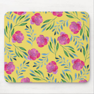 フラワースケッチ簡単 マウスパッド