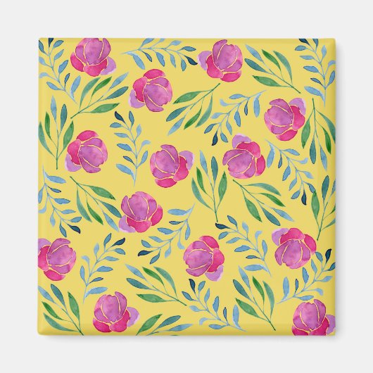 フラワースケッチ簡単 マグネット (正面)