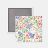 フラワースケッチ簡単 マグネット (正面/裏面)