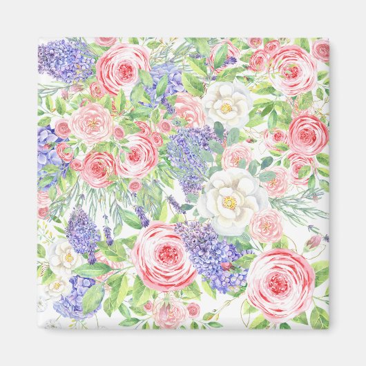 フラワースケッチ簡単 マグネット (正面)