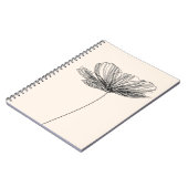 フラワースケッチ ノートブック (左側)