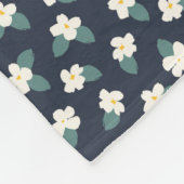 フラワースケッチ フリースブランケット (角)