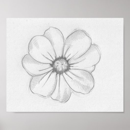 フラワースケッチ ポスター (正面)