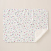 フラワースタイル シェルパブランケット (正面(横))