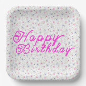 フラワースタイル ペーパープレート (正面)