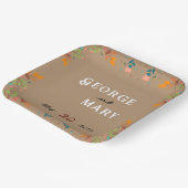 フラワースタイル ペーパープレート (傾斜あり)