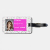 フラワースタイル ラゲッジタグ (裏面横)