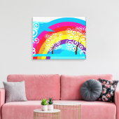 フラワースタジオ キャンバスプリント (インサイチュ (リビング))