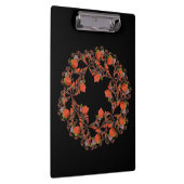 フラワースターフラクタルレッド黒紫 クリップボード (右)