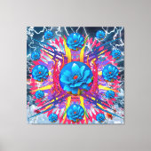 フラワースター キャンバスプリント (正面)