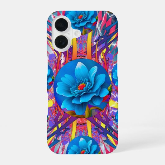 フラワースター iPhone 16ケース (裏面)