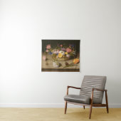 フラワースチルライフアンブロシウボスシェアート タペストリー (インサイチュ(横))