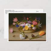 フラワースチルライフバイボスケアート ポストカード (正面/裏面)