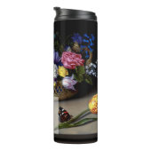 フラワースチルライフボシュアエルトカラフルアートモノグラム タンブラー (回転右)