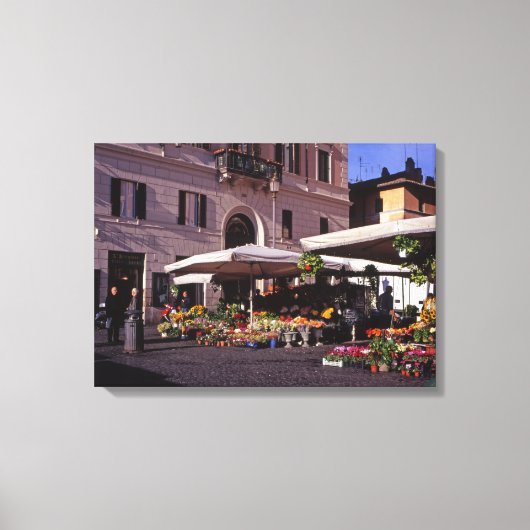 フラワーストマーケットローマ キャンバスプリント (正面)
