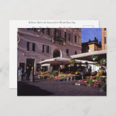 フラワーストマーケットローマ ポストカード (正面/裏面)