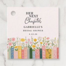 フラワーストーリーブック　ハー・ネクスト・チャプター　ブライダルシャワー フェイバータグ