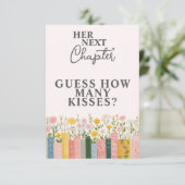 フラワーストーリーブック 彼女の次の章 ブライダルシャワー エンクロージャーカード (スタンド正面)