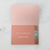 フラワースワールスペシャルフレンド誕生日 カード (内部)