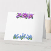 フラワースーパーママ カード (裏面)