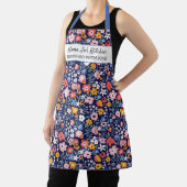 フラワーズかわいらしおばあちゃんズマズキッチンカスタム文字 エプロン (インサイチュ)