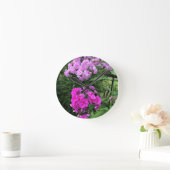 フラワーズアットシャトーモリゼットワイナリーフロイド ラウンド壁時計 (ホーム)