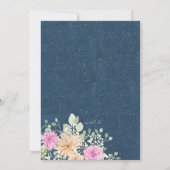 フラワーズアンドデニム招待状 招待状 (裏面)