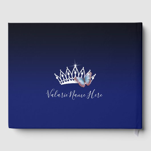 フラワーズアンドバタフライプリンセスキンセアニェラ ゲストブック (裏面)