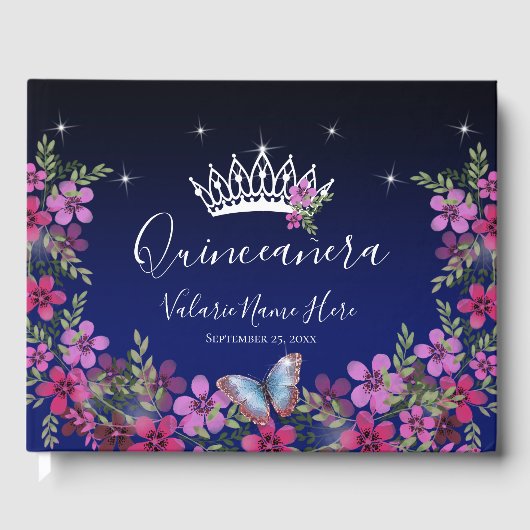 フラワーズアンドバタフライプリンセスキンセアニェラ ゲストブック (正面)