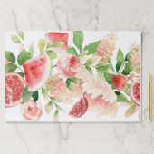 フラワーズアンドフルーツティアウェイ紙ランチョンマット ペーパーパッド (インサイチュ)