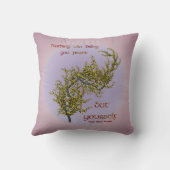 フラワーズインナーピース感動的引用文 クッション (裏面)