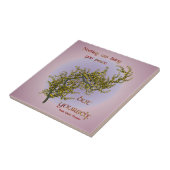 フラワーズインナーピース感動的引用文 タイル (側面)