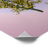 フラワーズインナーピース感動的引用文 ポスター (角)