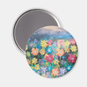 フラワーズインパステルズマグネット マグネット (正面/裏面)