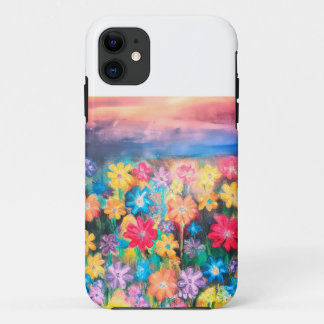 フラワーズインパステル – Sangria Phone Case iPhone 11 ケース