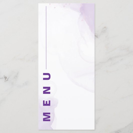 フラワーズインメイソンジャルパープルフローラ結婚披露宴 メニュー (裏面)