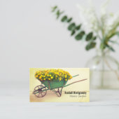 フラワーズインヴィンテージ手押しガードナー職業 名刺 (スタンド正面)