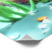 フラワーズオブザシープリント ポスター (角)