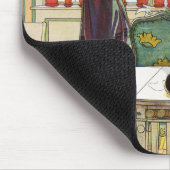 フラワーズオンザウィンドウシルバイカールラーソン マウスパッド (コーナー)