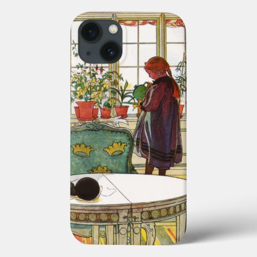 フラワーズオンザウィンドウシルバイカールラーソン  Case-Mate iPhoneケース (裏面)