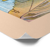 フラワーズオンザウィンドシルカールLarssonアートプリント ポスター (角)