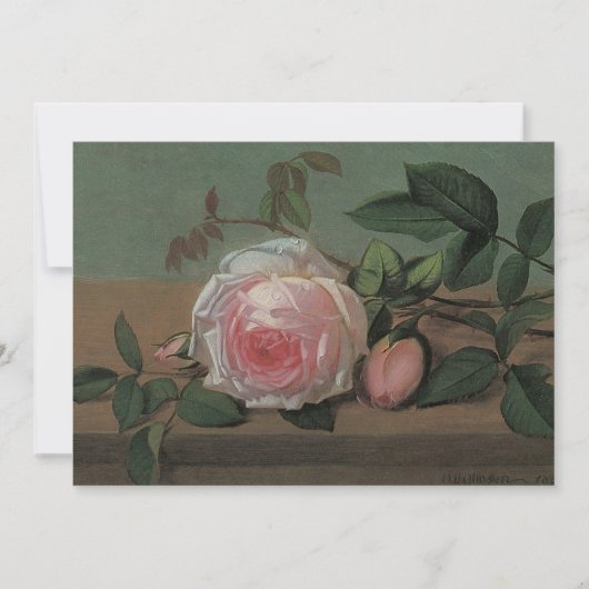 フラワーズオンザレッジbyオッテセンブライダルシャワーパーティー 招待状 (正面)