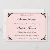 フラワーズオンザレッジbyオッテセンブライダルシャワーパーティー 招待状 (裏面)