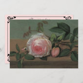 フラワーズオンザレッジbyオッテセンブライダルシャワーパーティー 招待状 (正面/裏面)