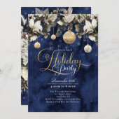 フラワーズオーナメントホリデーパーティー 招待状 (正面/裏面)